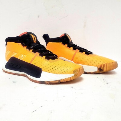 Adidas Dame 5 Vegas Men's Damian Lillard Orange White Basketball Shoes EF9801-image
