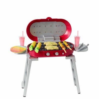 American Girl 2020 Joss's Beach Grill Set  BBQ kabob Corn Drink Hard to Find-image