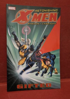 Astonishing X-Men Vol.1: GiftedBook by Joss Whedon. Marvel. Fine Cond.-image