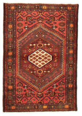 Vintage Hand-Knotted Area Rug 3'4