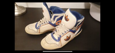 RARE Adidas Ectasy Mid White Orange Blue-image