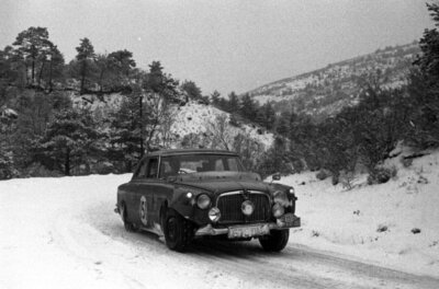 Joss & Pratt, Rover 3 1 1963 Rally Car Motor Racing Old Photo 1-image