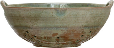 Creative Co-Op Stoneware Berry Bowl with 8.5