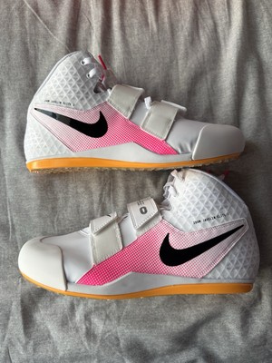 Nike Zoom Javelin Elite 3 White Throwing Track Shoes Sz 12.5 AJ8119 101 NO LID-image
