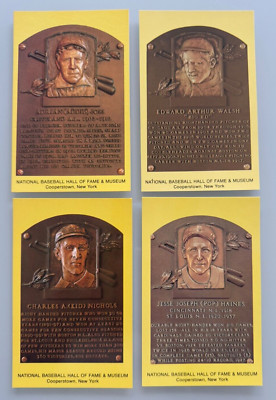 Baseball Postcards Pitchers Joss Walsh Nichols Haines HOF Copperstown Mint-image