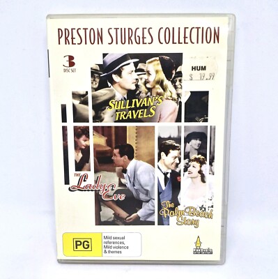 Preston Sturges Collection DVD Region 4 Sullivan's Travels Lady Eve Palm Beach-image