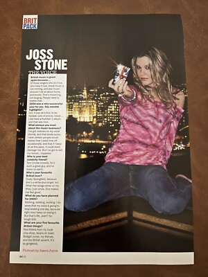 JOSS STONE | 2005 Q Magazine feature | Collectible original-image