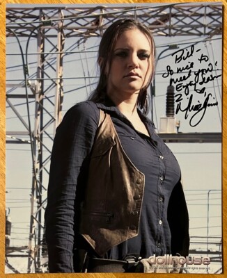 Autographed Miracle Laurie Photo Dollhouse Joss Whedon -image