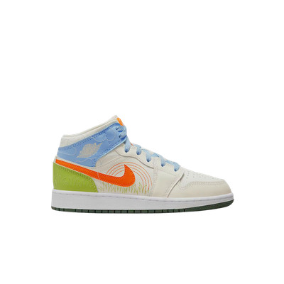 (GS) Jordan 1 Mid SE Sail Safety Orange-image