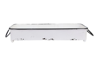 Creative Co-Op Decorative Rectangle Distressed Metal Tray-image