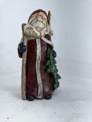 Vintage Creative Co-op Santa #X2790A Old World Look Resin 10.5
