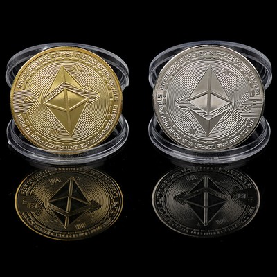 Creative Ethereum Coin Ethereum Art Collection Physical Commemorative Co_ou-image
