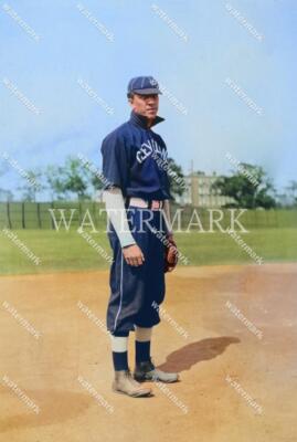 GN402 Addie Joss Cleveland Naps Baseball 8x10 11x14 16x20 Colorized Photo-image