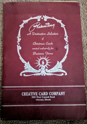 Creative Card Company's 1953 Christmas Order Book owner William Dustin   Lot #89-image