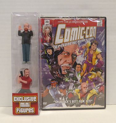 SDCC EPISODE IV A FAN'S HOPE DVD JOSS WHEDON  MORGAN SPURLOCK MINI FIGURES NECA -image