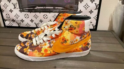 Nike Sneakers Shoes Orange BLAZER MID PRM VNTG QS NYC Size Men's US12 / JP30 EX-image