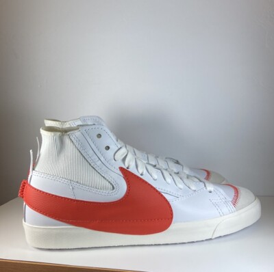Nike Blazer Mid '77 Jumbo Shoes White Mantra Orange Men’s Size 14 DH7690-100-image