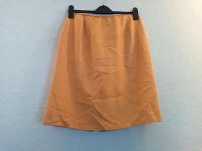 Vintage Mustard Orange Skirt Size M - In Very Good Condition-image