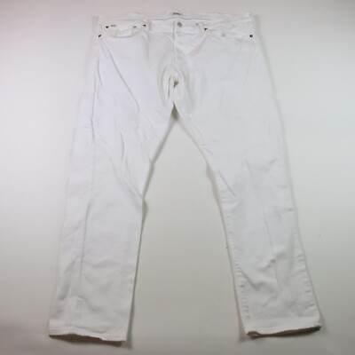 Polo Ralph Lauren The Sullivan Slim Straight White Jeans Men's Size 40x32-image
