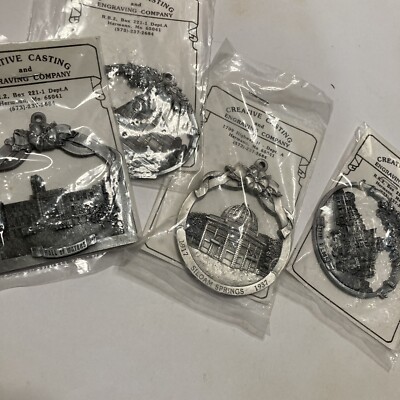 Creative Casting Co Vintage Christmas Ornaments 4 Pack The Elms Excelsior MO-image