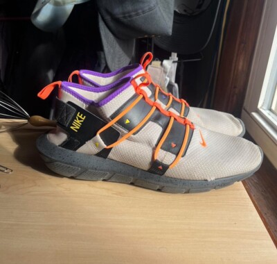 Nike Vortak Grey Orange Purple Black Volt Green mid black white size 11-image