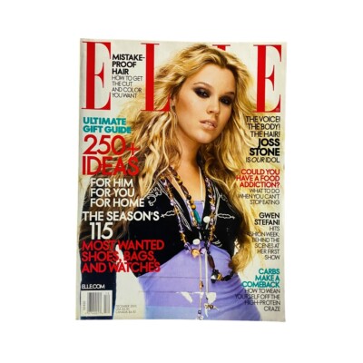 Elle Magazine December 2005 Joss Stone Cover VG-image