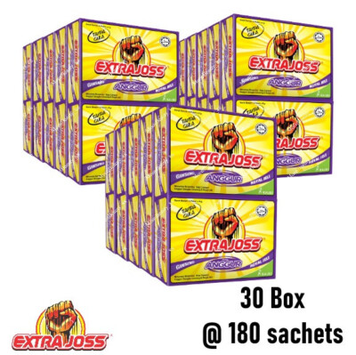 30 BOX @ 180 Sachet Extra Joss Grape Flavour Sugar Free Energy Drink Powder-image