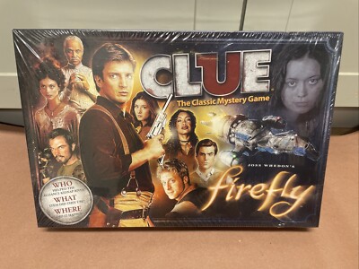 Clue The Classic Mystery Game Joss Whedon's FIREFLY Edition Complete Game Sealed-image