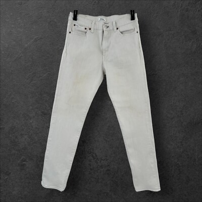 POLO Ralph Lauren Jeans Youth Size 18 Ivory Sullivan Slim Denim Authentic PRL-image