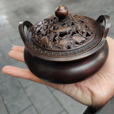 Incense Burner Copper  Xuandoku Wooden Joss Stick Inserted Buddhist Utensils Cra-image