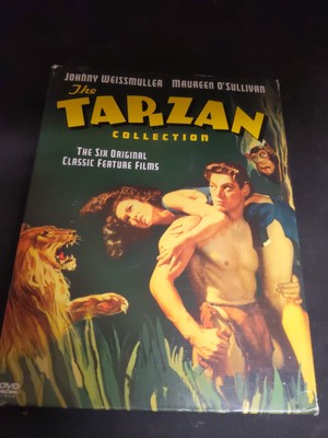 The Tarzan Collection w/ Slip Johnny Weissmuller (DVD, 2004, 4-Disc) 6 Film Set-image