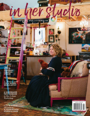 IN HER STUDIO MAGAZINE | NOV/DEC/JAN 2022 | 20+ INSPIRING CREATIVE SPACES-image