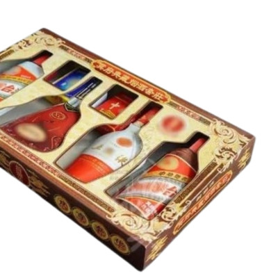 Joss Paper Sacrificial Offerings Offering Cigarette And Wine Set 42*25*5cm-image