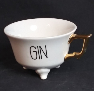 Creative Co-Op Footed Tea Cup 