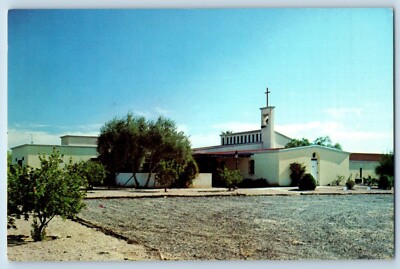 Mesa Arizona AZ Postcard Church Master United Presbyterian Exterior View c1960-image