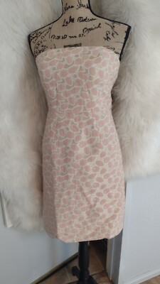  Merona, Orange & Pink, Floral Spring Dress, Size 2.-image