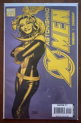Astonishing X-Men #24 ~ Cassady Variant 1:10  (2008) Kitty Pryde ~ Joss Whedon-image