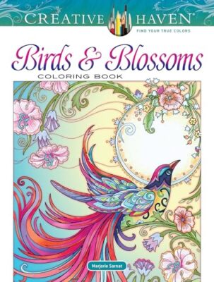 Creative Haven Birds and Blossoms Co... by Sarnat, Marjorie Paperback / softback-image