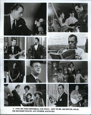 1998 Press Photo Ed Sullivan & Various Guests on 