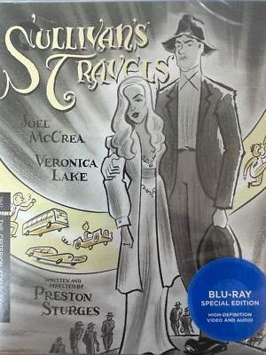 SULLIVAN'S TRAVELS (1941) BLURAY BRAND NEW! Criterion Collection #118 *Region A*-image