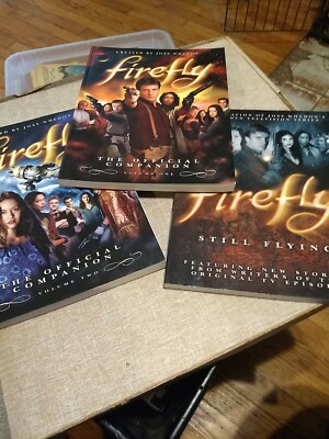FIREFLY OFFICIAL COMPANION VOL 1,2, and still flying JOSS WHEDON TV SHOW   -image
