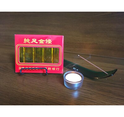 Joss Paper Gold Bars - 5pc (Ancestor Money, Heaven Money, Hell Money Note)-image