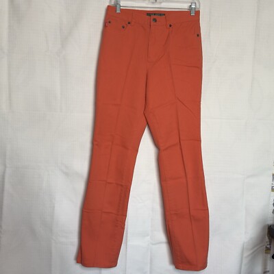 LAUREN JEAN CO Red/orange Modern Straight  Jeans Women’s 4-image