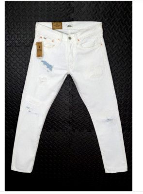 Polo Ralph Lauren Men's Sullivan Slim Distressed Patchwork Denim Jeans £250-image