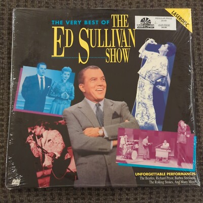 THE VERY BEST OF THE ED SULLIVAN SHOW Laserdisc LD #774 In Shrink-image