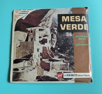 SEALED gaf A325 Mesa Verde National Park Colorado view-master Reels Packet-image