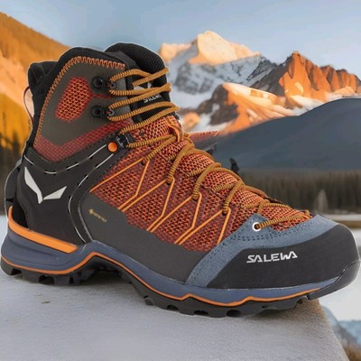 SALEWA Mountain Trainer Lite Mid GTX US 10 EU 43 Hiking Boots Shoes New $220-image