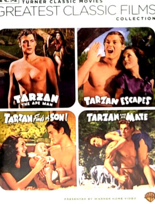 TCM Classics: Tarzan - Vol. 1 (2-Disc DVD, 1932) w/ Slip  Johnny Weissmuller New-image