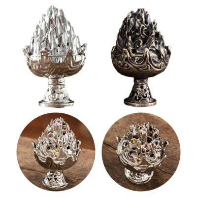 China Chinese Buddhism temple bronzeBoshan joss Incense Censer burner V0B4-image