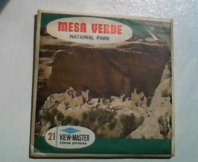 Mesa Verde National Park  View Master  S6  Packet  1960s -image